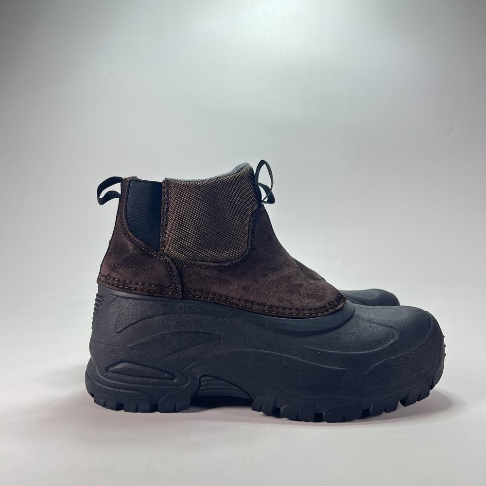 Staheekum Yukon Brown Suede Rubber Waterproof Duck Winter Ankle Boots Men's Sz 8